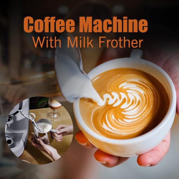 Comercial machine manufacturing coffee makers 3 in 1 espersso espresso coffee machine with grinder built in coffee maker - Image 5