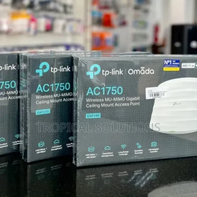 TP-Link EAP245 AC1750 Wireless MU-MIMO Gigabit Ceiling Mount Access Point (Omada SDN)
